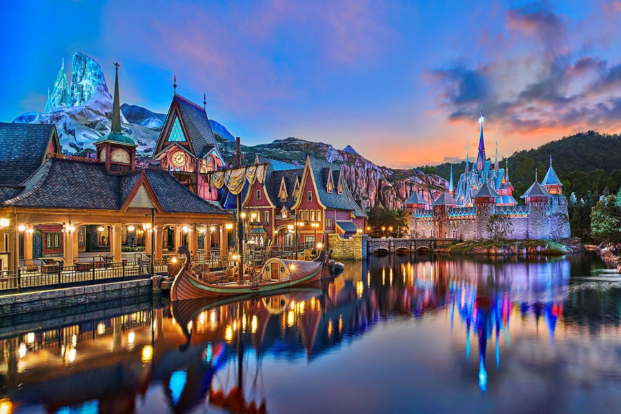 Frozen Land à Hong Kong Disneyland à Hong Kong
