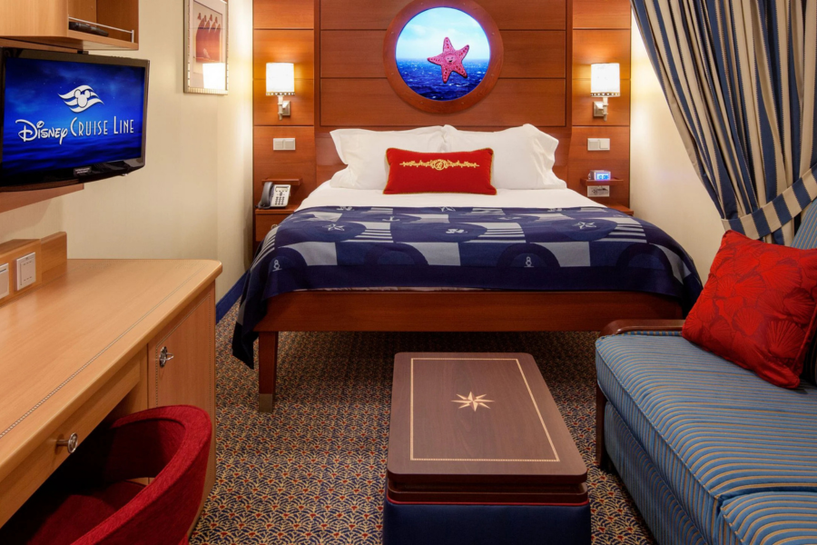 Cabine intérieure sur le Disney Fantasy de la Disney Cruise Line