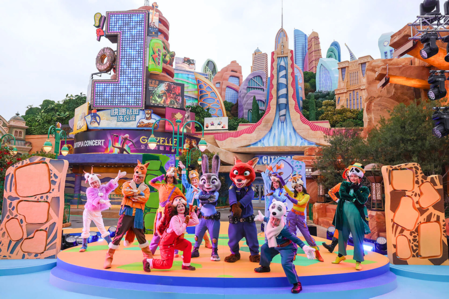 Le land Zootopie à Shanghai Disneyland en Chine