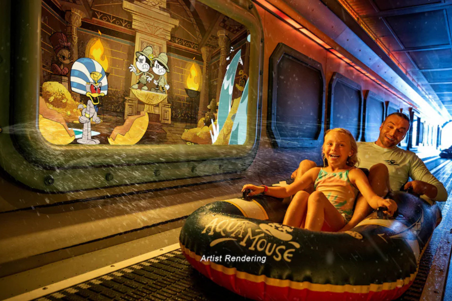AquaMouse sur le Disney Treasure de la Disney Cruise Line
