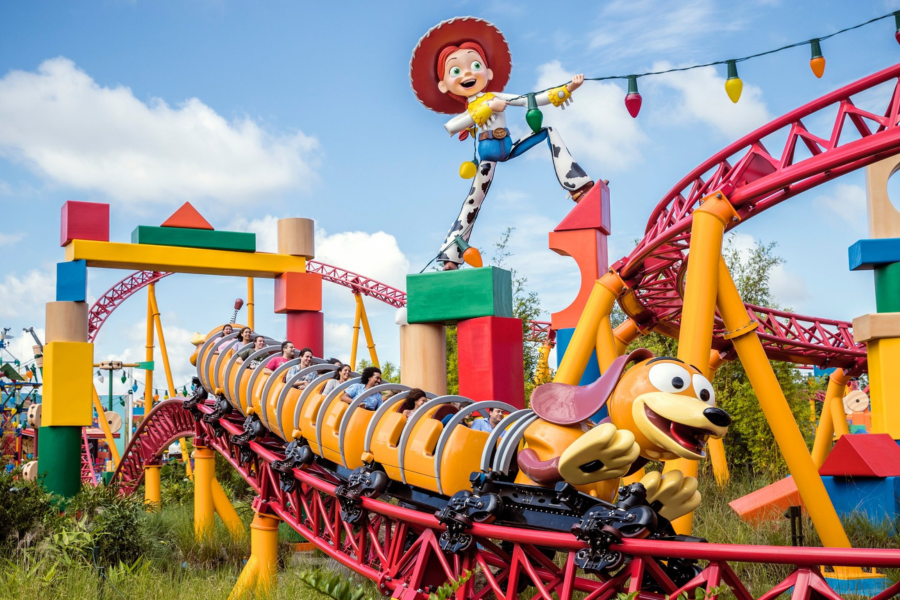 Slinky Dog Dash Roller Coaster à Hollywood Studios à Walt Disney World