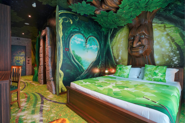 Chambre du Gardaland Magic Hotel à Gardaland en Italie