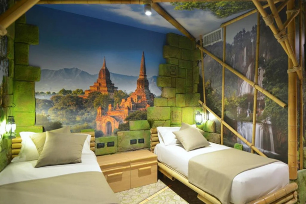 Chambre du Gardaland Adventure Hotel à Gardaland en Italie